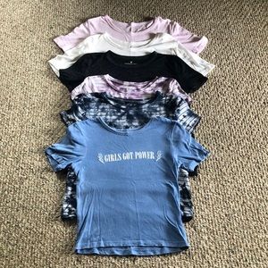 American Eagle T-Shirt Bundle (Crop Tops)